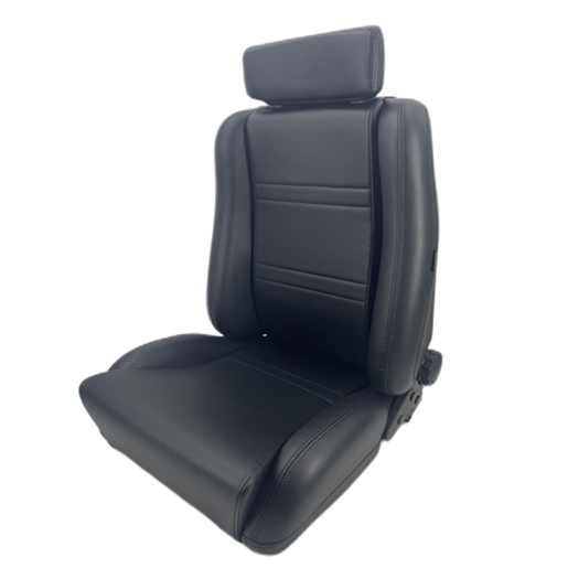 Autotecnica Sports Seat V1 Lumber Twin Adjusters Black - SP88LBK