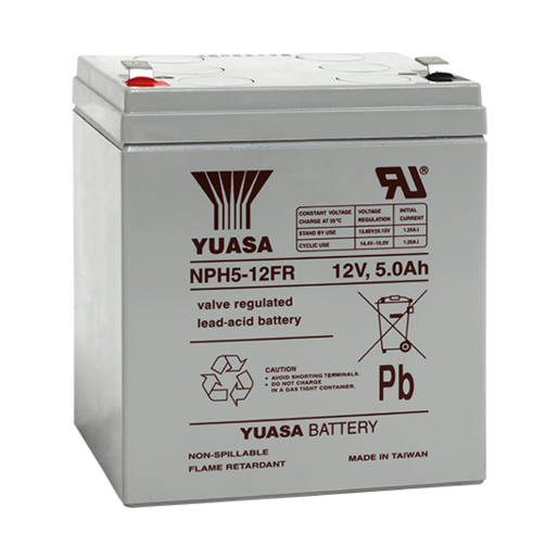 Yuasa VRLA High Rate 12V 5.0Ah Motorcycle Battery - NPH5-12FR