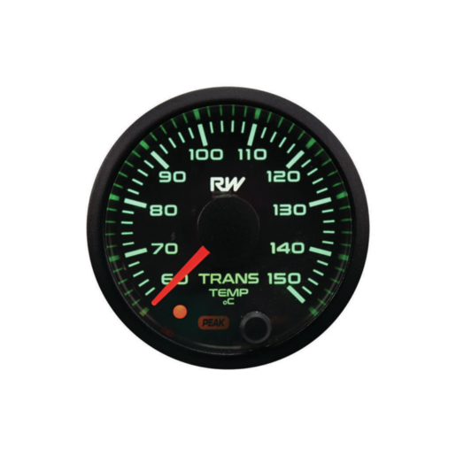 Raceworks 52mm Electronic Transmission Temperature Gauge Kit - VPR-308