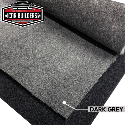 Car Builders Automotive Carpet Dark Grey 1m - CRPDGREY1M