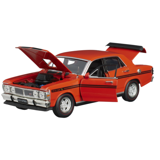 DDA 1:32 XY GTHO Ford Vermillion Fire w/Black Stripes - DDA32379-2