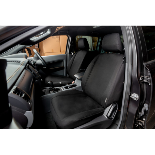 Ilana Outback Canvas Tailor Made Seat Cover To Suit Ford - OUTR7377BLK