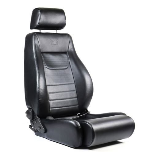 SAAS 4x4 Seat Black PU ADR Compliant - SB1002