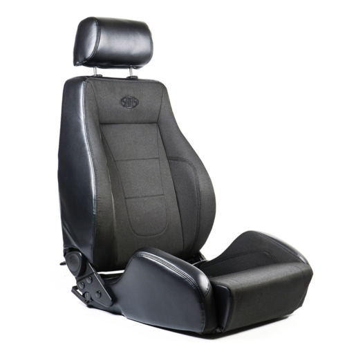 SAAS 4x4 Sports Seat Black Cloth / PU ADR Compliant - SS4004