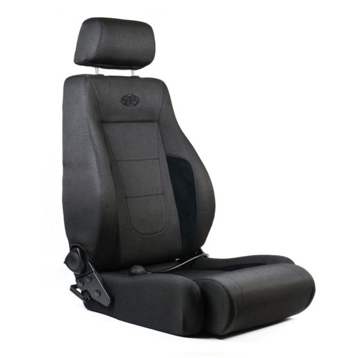 SAAS Trax 4x4 Seat Black Cloth ADR Compliant - TS2001