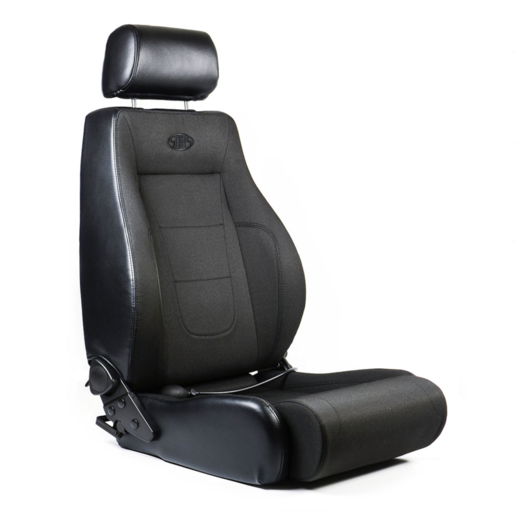 SAAS Trax 4x4 Seat Black Cloth / PU ADR Compliant - TS2004