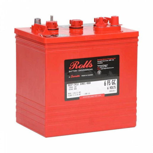 Rolls Flooded Deep Cycle 6V 547CCA 215AH Marine Battery - 6FSGC 