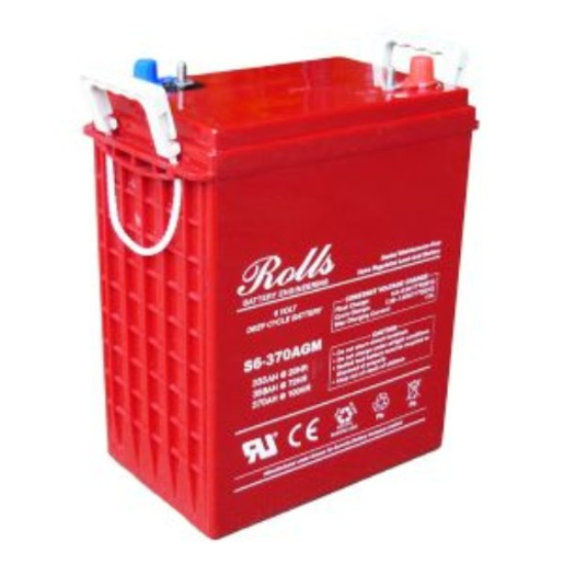 Rolls AGM Deep Cycle 6V 1300CCA 3 35AH Marine Battery - S6-370AGM