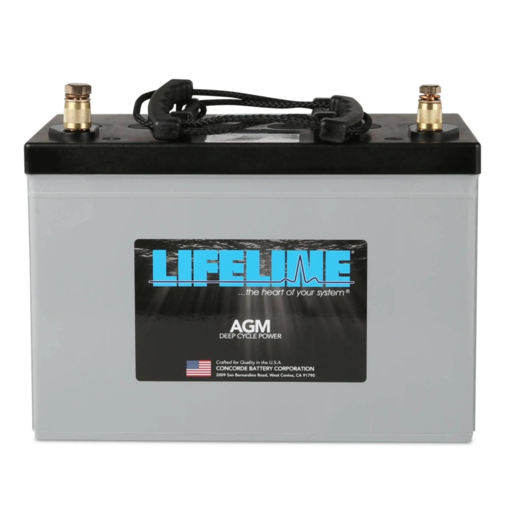 Lifeline AGM 12V 745CCA Starting Marine and RV Battery - GPL-2700T