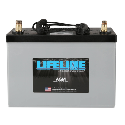 Lifeline 12V 575CCA AGM Battery - GPL-27T