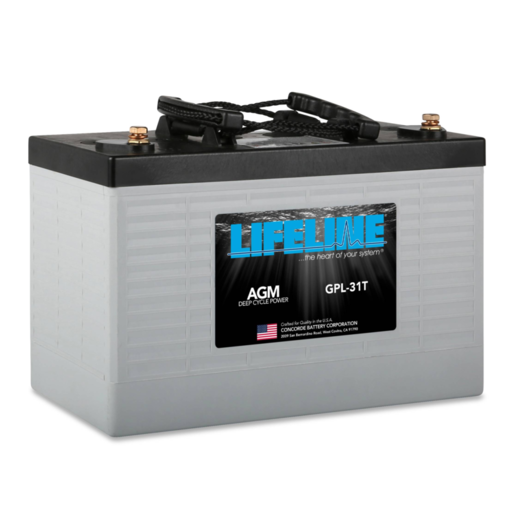 Lifeline AGM 12V 600CCA Marine and RV Battery - GPL-31T