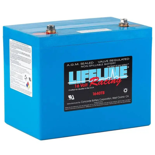 Lifeline AGM 16V 950CCA Racing Battery - LL-1640TB