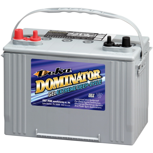 Deka Dominator DC Gel 12V 505CCA 88AH Marine Battery - 8G27M 