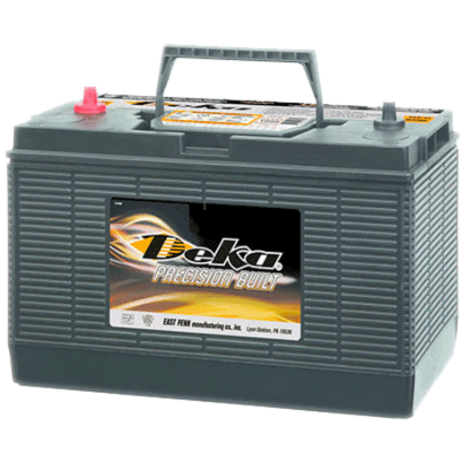 DekaFlooded Heavy Duty Precision Built 12V 1000CCA Truck Battery -1231MF