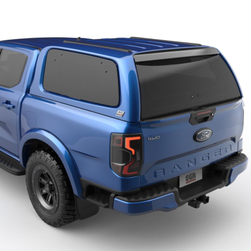 EGR Gen3 Canopy L/L Window To Suit Ford Ranger MY22 ALM SLV - RGR22-Gen3LL-ALUM