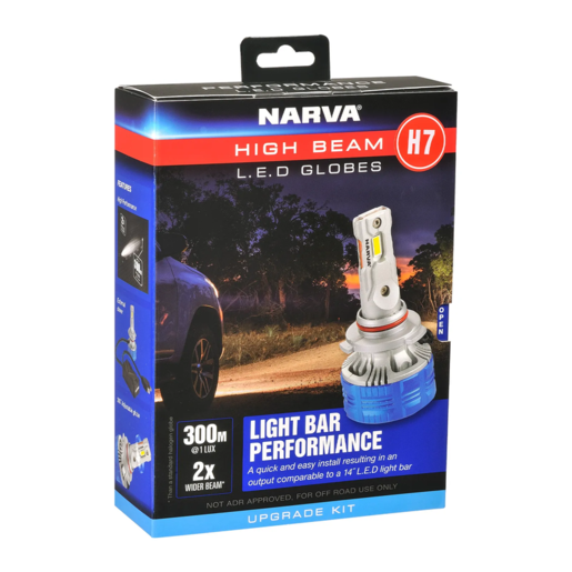 Narva Gen III High Beam Performance LED Globe Kit H7 12/24V - 18447H