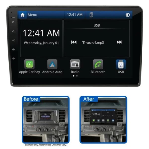 Aerpro 10" AV Head Unit With Appple CarPlay To Suit Volkswagen - AMVW3