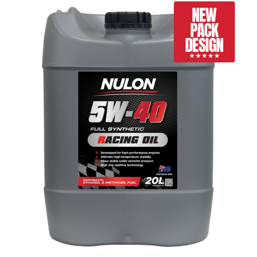 Nulon 5W-40 Full Synthetic Racing Oil 20L - NRO5W40-20