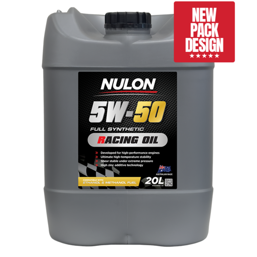 Nulon 5W-50 Full Synthetic Racing Oil 20L - NRO5W50-20