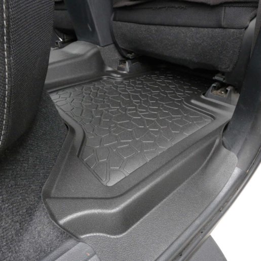 Bedrock Front & Rear Moulded Floor Liners to Suit Toyota Hilux - BRT002FR