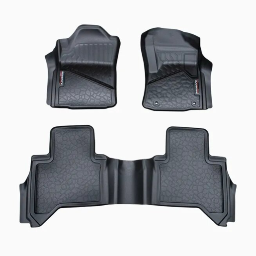 Bedrock Front & Rear Floor Liners To Suit Toyota - BRT005FR