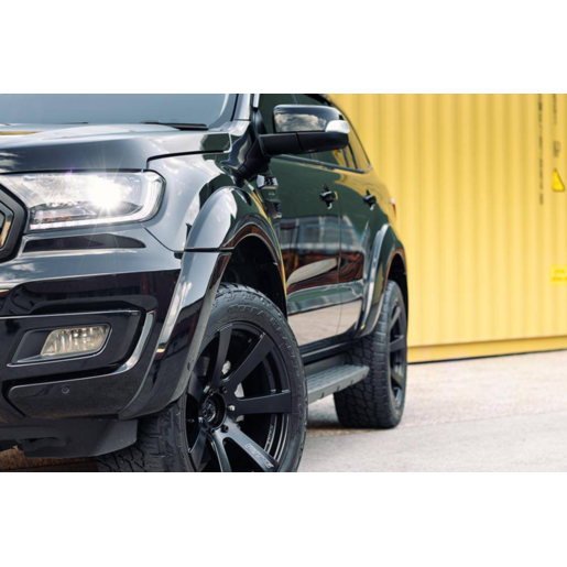 EGR Flares Full Set To Suit Ford Everest 22 Alum SLV - FF-MY22EVRST-ALUM