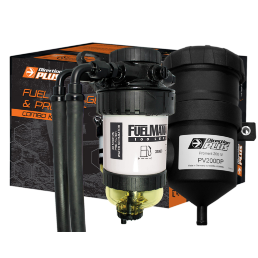 Direction Plus Fuel Manager Pre-filter + Catch Can Kit - FMPV635DPC
