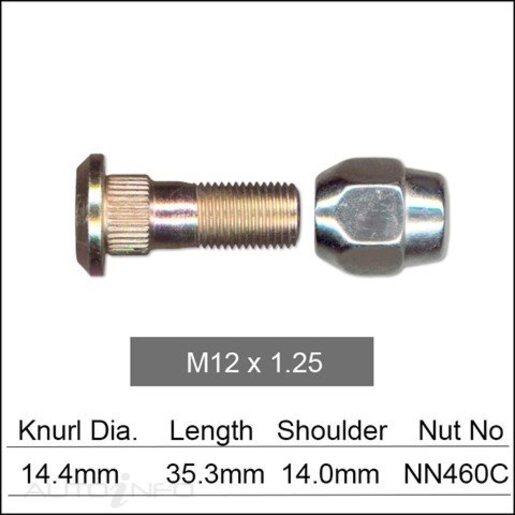 Wheel Stud & Nut Set