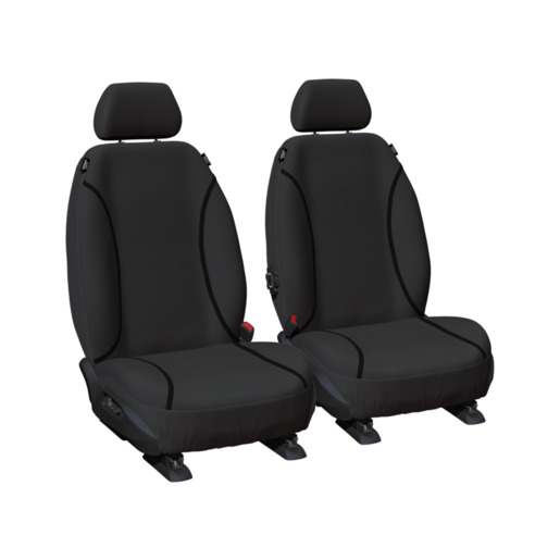 Sperling Tradies Canvas Black RM Seat Covers Front - RM1068TRB