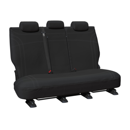 Sperling Getaway Neoprene Rear Black Seat Cover - Silver Stitch - RM5167G2B