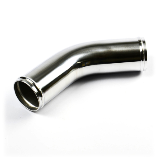 SAAS Pipe 57mm  x 45 Deg Aluminium Polished - SP455757P