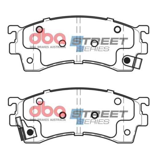 DBA Front Street Series Brake Pads - DB1255SS