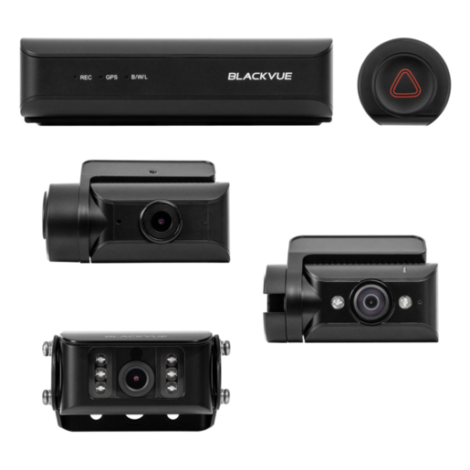 BlackVue Full HD 3CH Heavy Duty WIFI GPS Dash Cam 128GB - DR770-BOX-TR-128