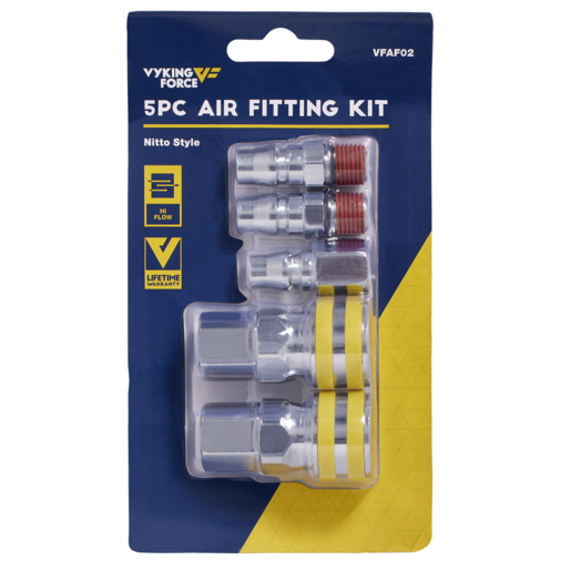 Vyking Force Air Fitting Kit Nitto Style 5 Pcs - VFAF02