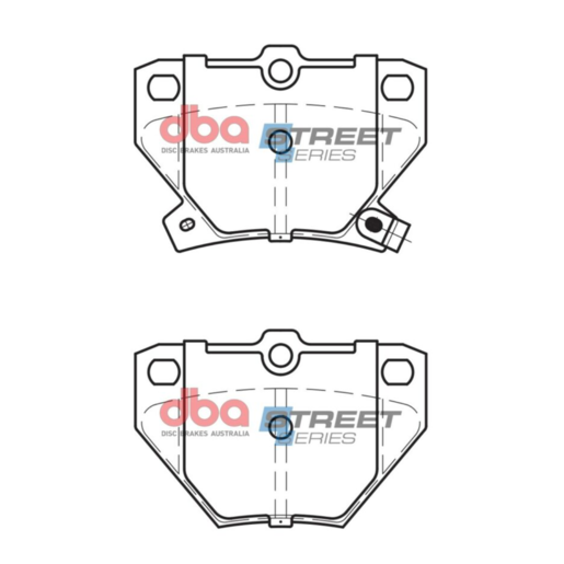 DBA Rear Street Series Brake Pads - DB1429SS