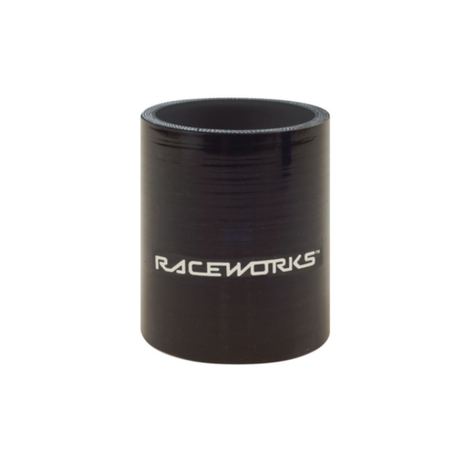 RaceWorks 3" Silicone Hose Straight Short Black 76mm - SHS-300BKS