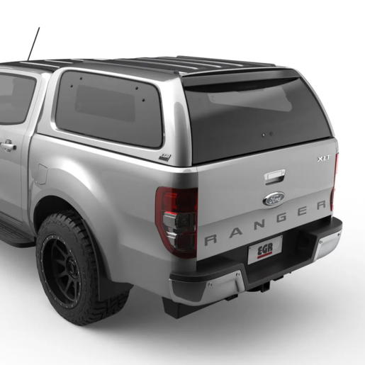 EGR Gen3 Canopy To Suit Ford Ranger PX With Side Windows - RGR-GEN3LL-ALUMSLV