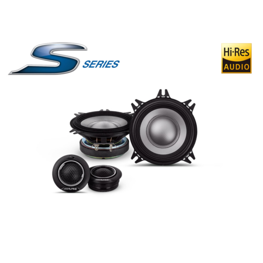 Alpine 4? S-Series 2-Way Component Speakers 10cm - S2-S40C