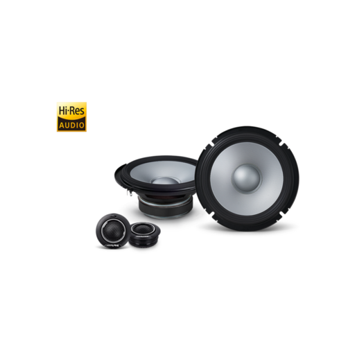 Alpine 6.5" S Series 2 Way Component Speakers - S2-S65C