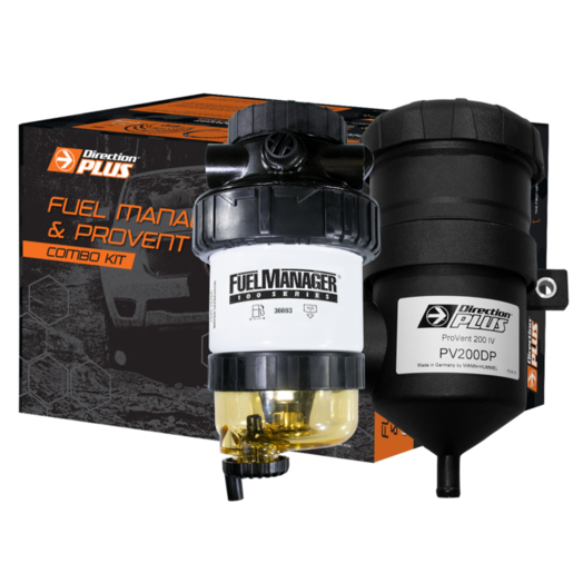 Direction Plus Fuel Manager Post-filter + Catch Can Kit - PFPV640DPK