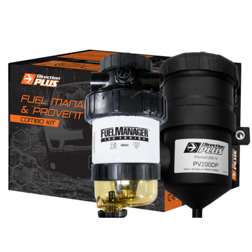 Direction Plus Fuel Manager Post-filter + Catch Can Kit - PFPV664DPK