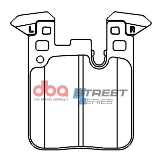 DBA Rear Street Series Brake Pads - DB15127SS
