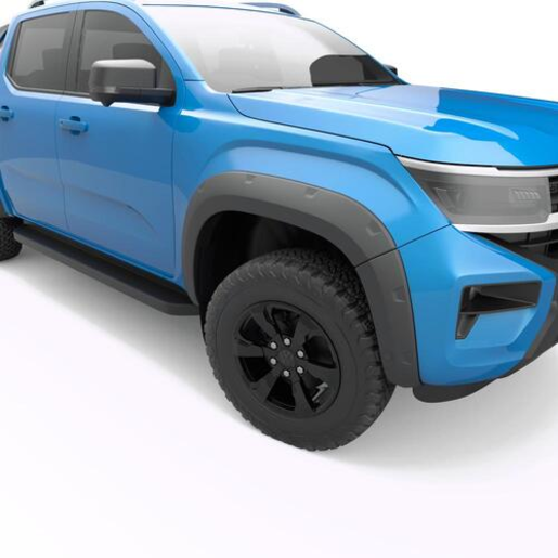 EGR Front Fender Flares To Suit Volkswagen Amarok 23 - Onwards - FFF-AMRK23-UNP