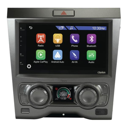 Aerpro 6.8" AV Head Unit Clarion FX450 Double DIN To Suit Holden VE 1- CL9450GK