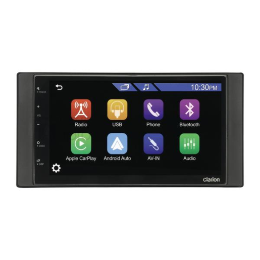 Aerpro 6.8" AV Head Unit Clarion FX450 Double DIN To Suit Subaru - CL9263K