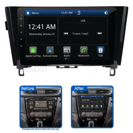 Aerpro 10" AV Head Unit With Apple CarPlay To Suit Nissan Various Model - AMNI16