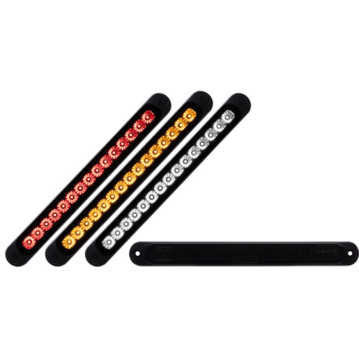 RoadVision Led Stop/Tail Lamp Strip 10-30V Blacked Out Lens 252x28mm - BRS70R 