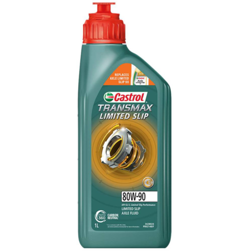 Castrol Transmax 80W-90 Limited Slip Axle Fluid Gear Oil 1L - 3428024