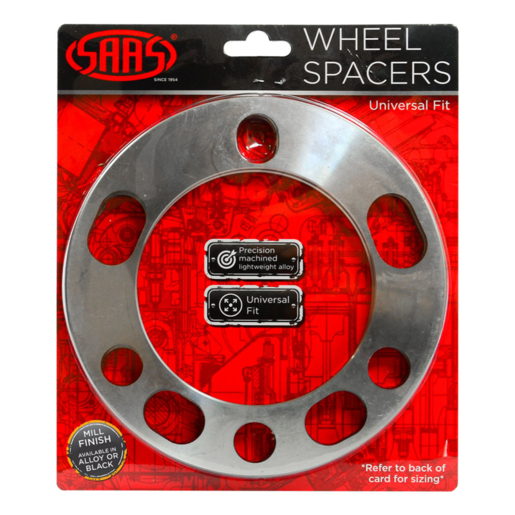 SAAS Wheel Spacer Pair Universal 6 Stud 12mm - WS6012