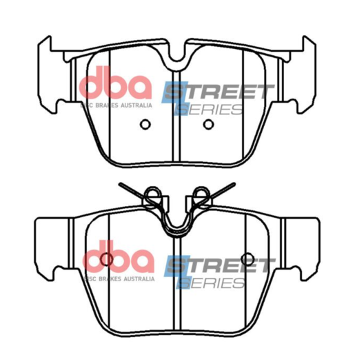 DBA Rear Street Series Brake Pads - DB15128SS